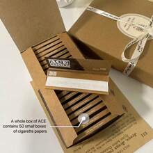 10PCS/20PCS/50PCS Rolling Paper ACE Pre-Rolled Paper Cigarette Wrapping Paper Cigarette Paper 78mm Black - Multicolor - View 10