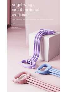 Make Your Back More Beautiful And Upright. You Deserve It. Resistance Band, Adjustable Resistance Levels, Women's Open Shoulder Back Shaper, 6-Strand Home Fitness Resistance Bands, 8-Shaped Back Trainer, Thickened 8-Shape Resistance Tube, Chest Expander Resistance Band, Back Shaper, Yoga Training Equipment, Open Back, Fitness 8-Shape Rope, Home Fitness, Gym Fitness, Home Fitness, Outdoor Fitness, Multiple Colors Available - Multicolor - View 4