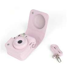 Soft PU Leather Protective Case For Mini 12 Camera With Shoulder Strap Travel Bag For Fujifilm Film Camera
