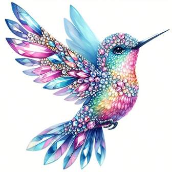 1/2/3 piezas Parches de transferencia de calor de picaflor de acuarela, de plástico resistente, lavables y con plancha, adecuados para personalizar camisetas, sudaderas, vaqueros, bolsas, almohadas, gorras de béisbol vintage - Adhesivos decorativos festivos