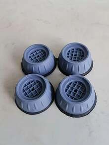 4pcs Anti-Vibration Anti-Walk Washing Machine Pads, Rubber Feet Pads To Prevent Washing Machine And Dryer From Walking, Waterproof And Noise Reduction, Universal Fit