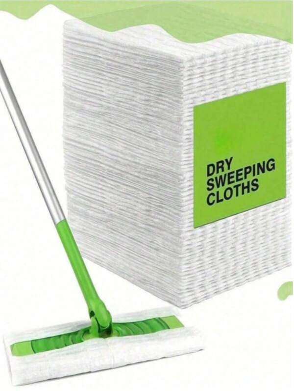 30pcs/60pcs/100pcs Super Soft Microfiber Mop Replacement Pads, Flat Mop Cloths, Disposable Mops, Wet & Dry Use, Easy Cleaning, Cleaning Supplies, Back To School, Home Essentials