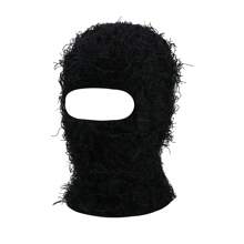 Balaclava Ski Mask Knitted Face Mask With Hole, Balaclava Hat, Party Parody Accessory, Warm Headgear For Outdoor Activities Windproof Neck Warmer Full Face Ski Mask