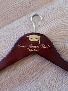 Personalized Doctoral Degree Hanger, Doctoral Graduation Gift, Doctoral Commencement Gift, Degree Conferment Ceremony Gift, Doctoral Hanger, Doctoral Candidate, Personalized Hanger, Graduation Commemorative Gift, Aesthetic, Class Of 2026 - Multicolor - View 4