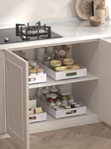 Pull - Out Kitchen Drawer Organizers - High - Capacity Storage, Effortlessly Classify Spices And Utensils, Optimize Cabinet Space