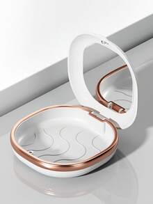 1pc Smooth Magnetic Denture Case, Plastic Denture Storage Box Vacation Travel Accessories Summer Travel Essentials Travel - Multicolor - View 7