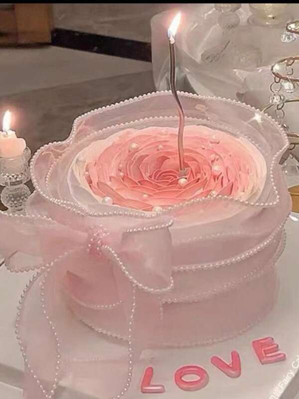 1 pieza - 2Y Cinta de hilo de perla con diseño ondulado, material de encaje de flor para hacer lazos DIY, se puede usar para hacer pinzas para el cabello con mariposas, adecuado para empaquetar flores, hacer regalos, decorar pasteles, decorar habitaciones y dar como regalo a amigos