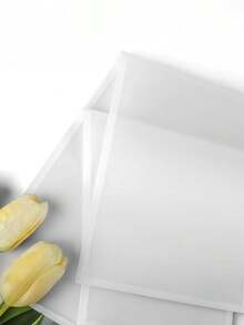 40张韩式花束包装纸，白边，适用于DIY手工、礼品包装、装饰、花艺用品，23英寸 x 23英寸，包装纸，薄纸，花束用品，粉色薄纸，适用于礼品袋和包装，多色礼品包装纸，情人节礼品包装纸，生日艺术纸工艺品，毕业礼品包装纸，母亲节礼品包装纸 - 白色 - 查看 9