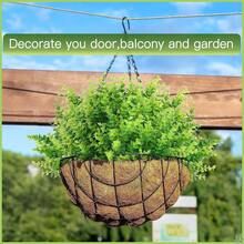 1 Bunch 5-Stem Artificial Eucalyptus Suitable For Outdoor Corridor Decor