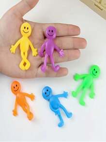 2/15pcs Set Fashion Squishy Toys, TPR Smiling Face Squeeze Stress Relief Relax Stretch Toys, Suitable For Party, Campus, Graduation Ceremony, Gift Reward