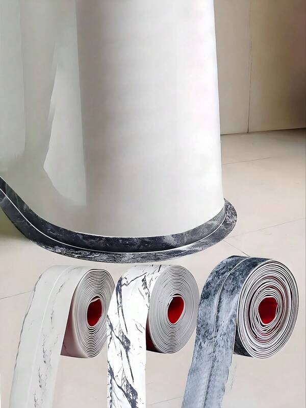 3,2 m Cinta decorativa antihongo para cocina, baño, inodoro, pared del fregadero, estufa, cinta adhesiva impermeable para decoración de baño, decoración de otoño, regreso a la escuela