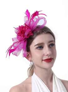 1 Piece Navy Blue Fascinators Hats 20s 50s Hats Pillbox Hat Tea Party Headwear With Veil For Girl And Women Halloween Christmas,Hairband,Hair Hoop Headbands