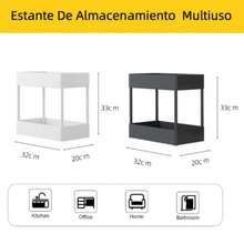 Estante Organizador con Ruedas Multiusos Ruedas Anaquel Baños Cocina, con 4 GANCHOS, Estante Móvil con Ruedas y Diseño Rectangular– Disponible en 2, 3 y 4 Pisos, Solo Modelos de 3 y 4 Niveles con Ruedas Móviles Ideal para Espacios Reducidos - Estante Organizador Multifuncional Rectangular con Ruedas – Configuraciones de 2, 3 y 4 Pisos para Almacenamiento Inteligente - Blanco - Ver 11