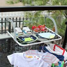 1 szt. Kreatywny ścienny wieszak na ubrania na parapecie, składany, do sypialni, balkonu, łazienki, do przechowywania i wyświetlania, do spodni, butów, dżinsów, spódnic, wiosna, minimalistyczny, letni top