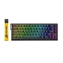 ATTACK SHARK X68 HE 8000Hz Rapid Trigger Keyboard, 0.01mm RT Accuracy Wired Gaming Keyboard With Magnetic Switch, Adjustable Actuation, Rapid Trigger, Snap Tap, RGB Lighting For PC
