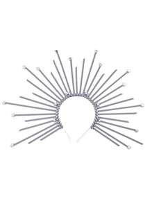 1 Pezzo di Fascia per Capelli a Corona da Donna, Fascia per Capelli da Dea, Fascia per Capelli da Sole (Con Sei Stili tra Cui Scegliere) Adatta per Feste, Fotografia, Giochi di Ruolo, Festival, Streetwear Regale, Esibizioni sul Palco Fotografico, Accessori Cosplay per Ognissanti