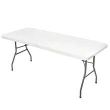 6ft Outdoor Tablecloth With Elastic Edge, Water Resistant, Suitable For Camping, Picnic, Garden Party - Durable Polyester, Navy Blue