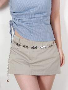1 Retro Bohemian Fashion Silver Flower Pattern Belt, Suitable For Dresses, Pants, Jeans, Suitable For Daily Use, Parties, Vacations, Friend Gifts, Mothers, Girlfriends, Birthdays, Valentine's Day (Plus Size Optional)