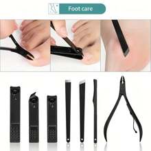 Luxury Manicure And Pedicure Set – Extra Sharp Stainless Steel Nail Clippers, Scissors, Files & Grooming Tools In Stylish Black & Red Case – Professional Nail Care Kit For Men & Women, Travel-Friendly, Perfect Gift For Husband, Boyfriend, Parents, And Valentine's Day