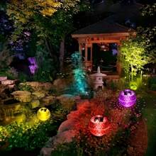 1 Peça Luz Flutuante para Piscina com Energia Solar, Lâmpada Bola Mágica LED À Prova d'Água de Cores Mutáveis, Mudança Automática de Cores para Piscina, Lago, Fonte, Adequada para Banheiro, Piscina, Lago, Fonte, Jardim, Decoração de Gramado, Pendurado em Árvores, Etc.