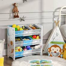 SONGMICS Kids Bookcases, Cabinets & Shelves - White - View 6