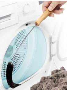 Multi-Functional Cleaning Brush; Can Be Used To Clean All Kinds Of Pipes; Washing Machine Cleaning Brush; Dryer Pipe Brush Cleaning Brush; Washing Machine Cleaning Inner Tube Liner Brush; One Thing Multi-Purpose; Home Goodies