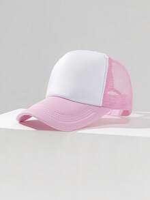 1 件透气网眼棒球帽，男女通用休闲百搭棒球帽，个性化卡车司机帽