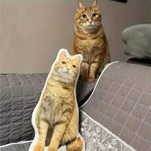 1 Customized Photo Pillow, Double-Sided High-Definition Printing, Designed To Commemorate People Or Pets, Modern Style, Machine Washable, Digital Printing, Ideal Gift For All Seasons, Washable, Comfortable For Birthdays, Father's Day, Graduation Ceremonies, Christmas, Weddings,Multi-Functional,Reusable,Ornamental,Exquisite,Stylish,Adorable,Colorful,Cute,Funny,Custom,Personalized,Customized,Unique,Ideal Gifts For Her,Ideal Gifts For Him,For Anniversaries,For Birthdays