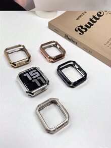 1 件柔软防震防刮边缘保险杠保护壳，适用于 Ultra 3/2/1、SE、S10/S9/S8/S7/S6/S5/S4/S3/S2/S1、40/41 毫米、42/44/45/49 毫米，金色、银色、黑色、星空、玫瑰金