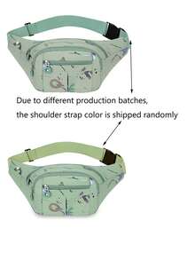 Bolsa de cintura multifuncional y de gran capacidad, resistente al agua, unisex, duradera para uso empresarial y en sitios de construcción (patrón cortado al azar) - Multicolor - Ver 7