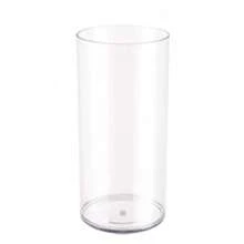 1 pièce Vase cylindrique en acrylique, vase à fleurs transparent de style contemporain pour fleurs fraîches, plantes hydroponiques, décoration de la maison ou du mariage, centre de table de restaurant - durable et incassable