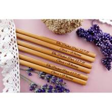 Customized Chopsticks Set - Personalized - Storage Bag - Anniversary - Chopstick Name - Graduation Gift - Wooden Gift - Sushi - Noodles