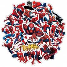 Disney Disney MARVEL 32 PCS Set Of Cool Anime Stickers,Spider Man Stickers,Avengers Stickers,Phone Stickers,IPad Stickers,Decals,Motorcycle,Luggage,Guitar Skateboard,Refrigerator Stickers,Computer Stickers,Cartoon Classic Stickers For Fun,Gifts,Stickers