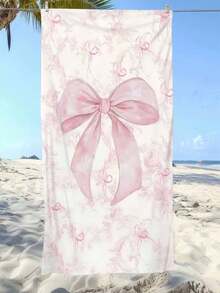1pc Ultrasoft Butterfly Pattern Microfiber Beach Towel, Home Decor, Suitable For Beach, Pool, Camping & Travel, Extremely Comfortable - Multicolor - View 9