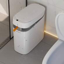 Joybos Rechargeable Bathroom Trash Can With Lid,Motion Sensor Trash Bin Automatic Touchless, Auto-Adsorption Slim Smart Kitchen Garbage Can For Office - 1pc Motion Sensor+Auto Suction+Rechargeable - View 11
