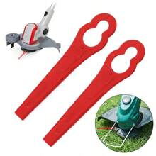 30-99 peças Lâminas de Cortador de Plástico para Aparador de Grama Elétrico Sem Fio Ferramenta Trançadeira, Lâminas de Aparador de Grama de Reposição, Ferramenta de Jardim
