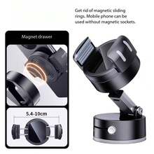 Soporte magnético para teléfono, soporte multifuncional para teléfono para uso en el hogar y la oficina, soporte magnético para teléfono para coche/gimnasio/espejo/ducha/superficie lisa, accesorio ideal para teléfonos móviles y regalo para miembros de la familia (padres, esposa, hermano, hermana) - Multicolor - Ver 7
