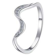 1pc Minimalist Wave Design Ring, Suitable For Daily Wear, Gifts, And Thanksgiving - Ideal For Love, Friendship, Birthday, Christmas And Anniversary Gifts
