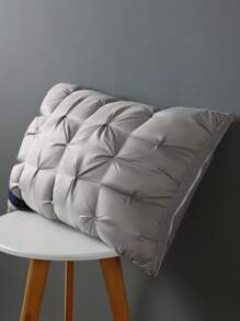 2pcs Luxury Five-Star Hotel Quality Pillows With Neck Support, High Elasticity & Non-Sinking, Retro Style, Suitable For All Seasons, Great For Gifts