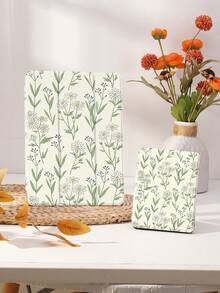 Étui de protection avec motif de fleur de marguerite minimaliste, compatible avec iPad 7/8/9/10.2", iPad 10e génération, Kindle Paperwhite 12e génération 2024, Kindle (11e génération) 2022, Galaxy Tab. Fonction de mise en veille/réveil automatique, plusieurs styles disponibles. - Multicolore - Voir 7