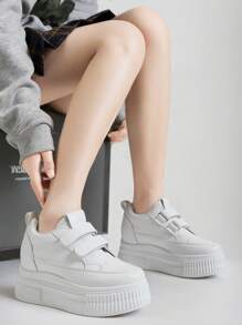 Alan Vincent It Is Recommended To Take One Size Larger,If You Usually Wear Size 37, Choose Size 38 White Shoes For Women 2025 Classy Aesthetic New Style Casual Shoes For Women, Ladies Platform Shoes, Outdoor Comfortable Sneakers, Internal Increase 5cm, Party Shoes, Suitable For Short Women
