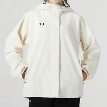 Under Armour Women's Outerwear 2026 Spring New Sporty Casual Windproof Hooded Jacket Windbreaker 23600402-101 - White - View 5