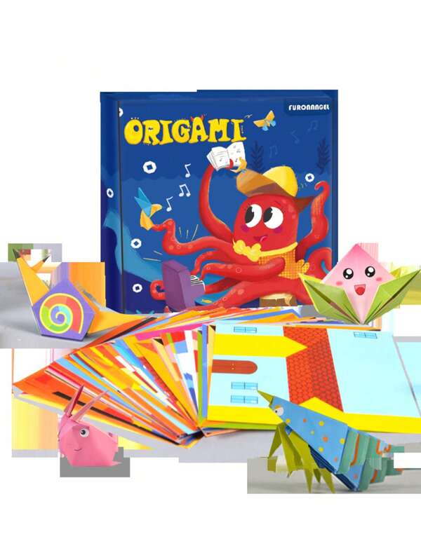 1 Set Of 108pcs/152pcs Handmade Paper Craft Sets - Color Origami Puzzles, DIY Paper-Cut, Early Learning Development, Improve Hands-On Ability, Accessible Origami, DIY Crafts, Christmas And Halloween Gift New Year's Gift Birthday Gift,Origami Toys