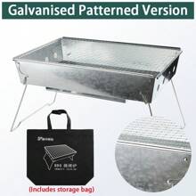 Charcoal Grills, Folding Barbecue Grill, Portable Grill With Reinforced Support Frame, Small Grill As Barbecue Accessories, Stainless Steel Table Grill For Cooking Folding Charcoal BBQ Grill, Portable Camping Grill, Compact Campfire Charcoal Gas BBQ Grill Rack