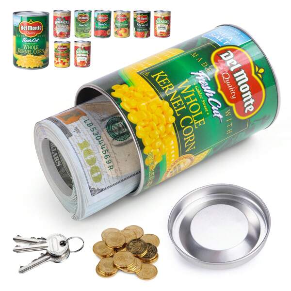 Hidden Safe Can Diversion Safe Fake Can With Hidden Compartment, Hidden Storage Keeps For Valuables, Cash, Keys, And Jewelry