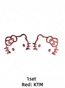 Sanrio 1Set Hello Kittys Anime Stickers DlY Waterproof Super Cool Cartoon Stickers (Some Parts May Be Random)