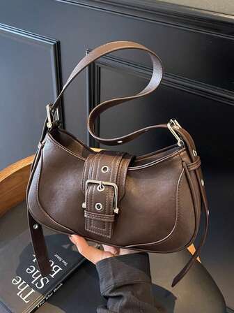 小众设计马鞍包，2025新款简约复古腋下包、单肩包、女士高端斜挎包