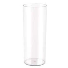 1 pièce Vase cylindrique en acrylique, vase à fleurs transparent de style contemporain pour fleurs fraîches, plantes hydroponiques, décoration de la maison ou du mariage, centre de table de restaurant - durable et incassable