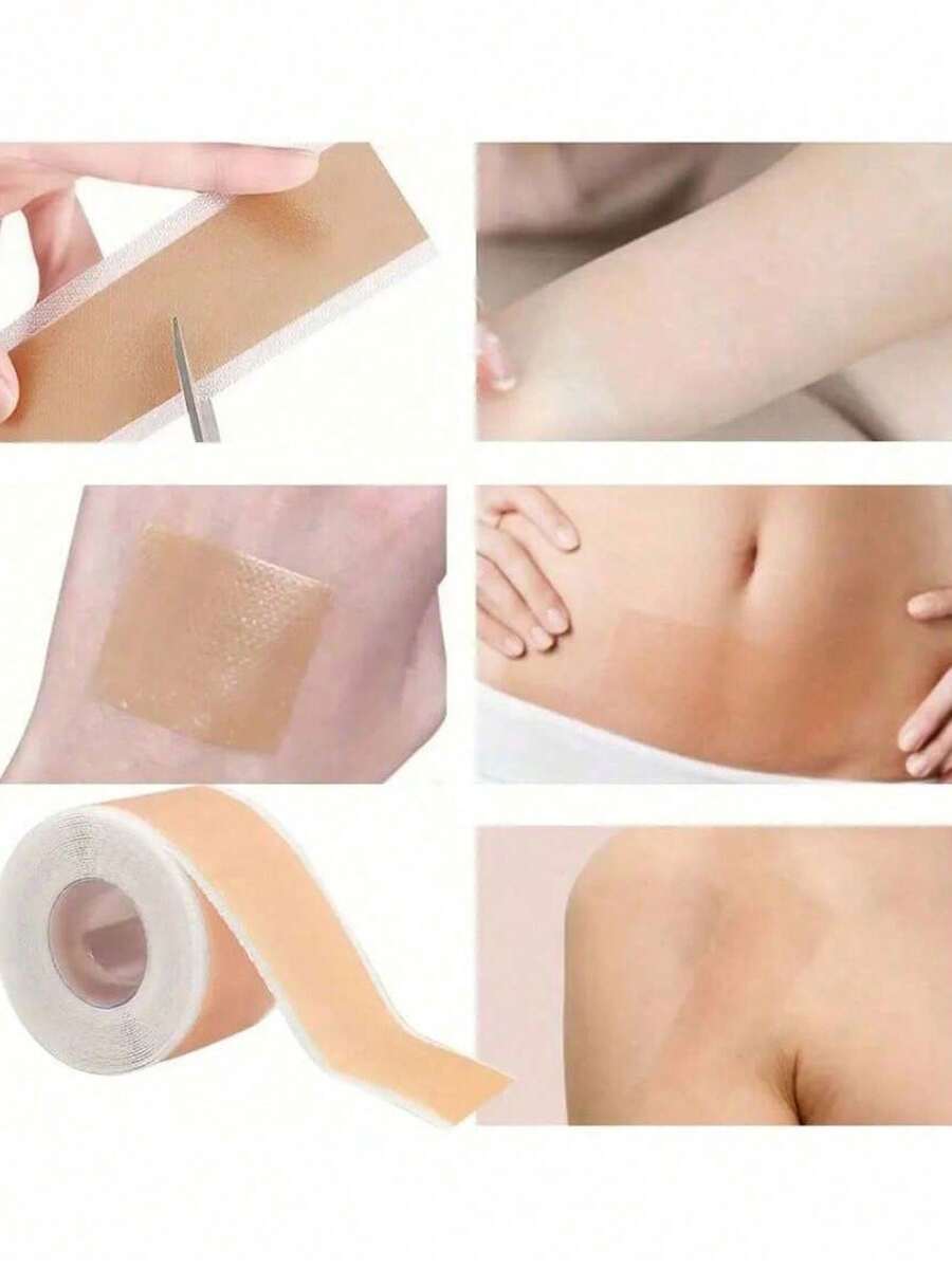 Parches de silicona para cicatrices: suaves, lavables y reutilizables para cicatrices quirúrgicas, cicatrices de cesárea y queloides. Parches de silicona suaves, transpirables e impermeables para una gestión eficaz de las cicatrices. Accesorios de gimnasio, vendas de gimnasio, cinta deportiva