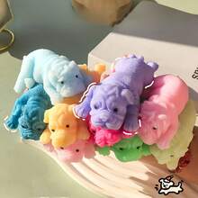 1/4 piezas Color aleatorio Juguete Apretable Bulldog Squish, Perro Suave Taba, Juguete Húmedo de Perro, Juguete Anti-Estrés Gracioso Adecuado para Reuniones con Amigos, Entretenimiento Familiar, Juguete Suave de Perro para Apretar, Alivio de Estrés, Juguetes Sensoriales para Perros, Juguetes Fidget para Adultos - Multicolor - Ver 4
